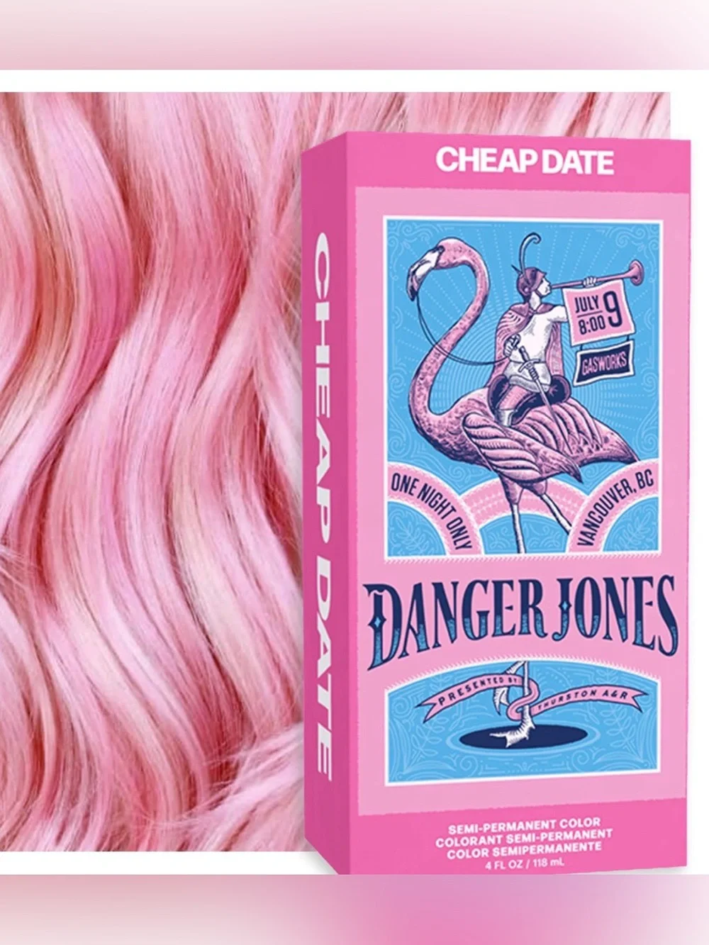 Danger Jones- Cheap Date Hair dye (2pack)